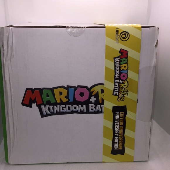 Nintendo Switch Mario Rabbids + Kingdom Battle Full Game + Rabbid Luigi Figurine - Picture 5 of 12